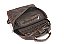 Mochila Em Couro Legitimo Marrom Castanho Estonado Barcelona Design - Imagem 4