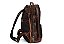Mochila Em Couro Legitimo Marrom Castanho Estonado Barcelona Design - Imagem 5