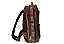 Mochila Em Couro Legitimo Marrom Castanho Estonado Barcelona Design - Imagem 6