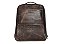 Mochila Em Couro Legitimo Marrom Castanho Estonado Barcelona Design - Imagem 1