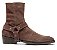 Bota Masculina Harness Couro Camurça Marrom Barcelona Design - Imagem 1