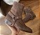 Bota Masculina Harness Couro Camurça Marrom Barcelona Design - Imagem 2