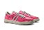 Tênis Feminino Couro Rosa Estonado Barcelona Design | Luck Bull - Imagem 8
