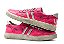 Tênis Feminino Couro Rosa Estonado Barcelona Design | Luck Bull - Imagem 9