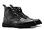 Bota Masculina Cano Médio Couro Preto Barcelona Design | Bull Walk - Imagem 2