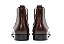 Bota Chelsea Cano Baixo Couro Whisky Barcelona Design - Imagem 5
