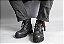 Bota Cano Médio Couro Preto Collab Barcelona | Krahen Bull - Imagem 4