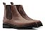 Bota Chelsea Couro Crazy Horse Pinhão Barcelona Design - Imagem 3