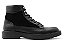 Bota Cano Médio Couro Preto Barcelona Design | Lace To Toe - Imagem 1