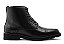 Bota Cano Médio Com Zíper Couro Preto Barcelona Design | Urban - Imagem 1