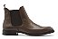 Bota Chelsea Masculina Couro Marrom Barcelona Design - Imagem 1