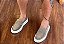 Tênis Loafer Couro Cinza Barcelona Design - Imagem 4