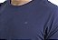 Kit 3 Camisetas De Algodão Egípcio Azul Marinho Barcelona Design - Imagem 3