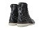 Bota Moc Toe Masculina Cano Alto Couro Preto Barcelona Design - Imagem 6