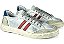Tênis Sneakers Couro Branco Estonado Barcelona Design - Tam 33 a 36| Luck Bull - Imagem 4