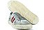 Tênis Sneakers Couro Branco Estonado Barcelona Design - Tam 33 a 36| Luck Bull - Imagem 3
