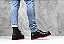Bota Cano Médio Couro Preto Barcelona Design - Tam 33 ao 36| Iron Bull - Imagem 9