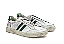 Tênis Sneakers Couro Branco/Verde Barcelona Design Tam 33 ao 36 | Luck Bull - Imagem 3