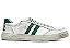 Tênis Sneakers Couro Branco/Verde Barcelona Design Tam 33 ao 36 | Luck Bull - Imagem 1