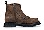 Bota Cano Médio Couro Camurça Estonado com Fivelas Barcelona Design - TAM 33 AO 36 | Monk Bull - Imagem 2