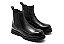 Bota Chelsea Couro Preto Solado Tratorado Barcelona Design - Tam 33 ao 36 - Imagem 2