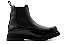 Bota Chelsea Couro Preto Solado Tratorado Barcelona Design - Tam 33 ao 36 - Imagem 1