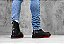 Bota Chelsea Couro Preto Solado Tratorado Vermelho - Tam 33 ao 36 Barcelona Design - Imagem 7