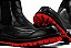 Bota Chelsea Couro Preto Solado Tratorado Vermelho - Tam 33 ao 36 Barcelona Design - Imagem 3