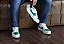 Tênis Casual Couro Branco e Verde Barcelona | Bravo - Imagem 4