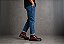 Bota Cano Médio Couro Natural Marrom Barcelona Design | Valen Bull - Imagem 2