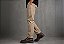 Bota Cano Médio Couro Natural Marrom Barcelona Design | Valen Bull - Imagem 6