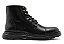 Bota Cano Médio Couro Natural Preto Barcelona Design | Valen Bull - Imagem 1