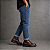 Bota Cano Médio Couro Natural Preto Barcelona Design | Valen Bull - Imagem 2