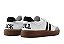 Tênis Casual Em Couro Branco/Preto Barcelona Design | Luck Bull - Imagem 7