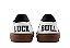 Tênis Casual Em Couro Branco/Preto Barcelona Design | Luck Bull - Imagem 9