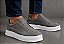 Tênis Casual Couro Nobuck Cinza Barcelona Design | Easy Bull - Imagem 2