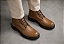 Bota Cano Médio Couro Conhaque Barcelona Design | Iron Bull - Imagem 8
