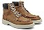 Bota Moc Toe em Couro Nobuck Creme Escuro | Lumber Bull - Imagem 2