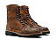 Bota Masculina Cano Alto Couro Camurça Marrom Estonado Barcelona Design | Bull Walk - Imagem 3
