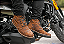 Bota Masculina Cano Alto Couro Camurça Marrom Estonado Barcelona Design | Bull Walk - Imagem 4