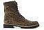 Bota Masculina Cano Alto Couro Camurça Marrom Estonado Barcelona Design | Bull Walk - Imagem 1