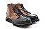 Bota Masculina Moc Toe Cano Médio Couro Preto/Pinhão Barcelona Design | Taurus - Imagem 3