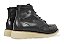 Bota Masculina Moc Toe Cano Médio Couro Preto Barcelona Design | American Bull - Imagem 4