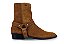 Bota Masculina Harness Couro Camurça Caramelo Barcelona Design - Imagem 1