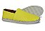 Alpargata Masculina Couro Amarelo Barcelona Design - Imagem 3