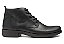 Bota Masculina Cano Curto Couro Preto Barcelona Design | First Bull - Imagem 1