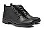 Bota Masculina Cano Curto Couro Preto Barcelona Design | First Bull - Imagem 3