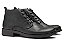 Bota Masculina Cano Curto Couro Preto Barcelona Design | First Bull - Imagem 7