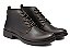 Bota Masculina Cano Curto Couro Café Barcelona Design | First Bull - Imagem 3