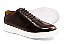 Tênis Masculino Oxford Wholecut Couro Chocolate Barcelona Design - Imagem 3